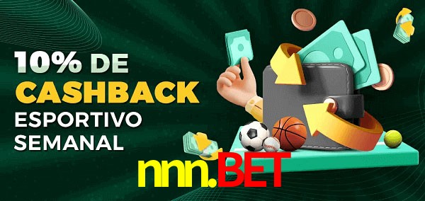 10% de bônus de cashback na nnn.bet