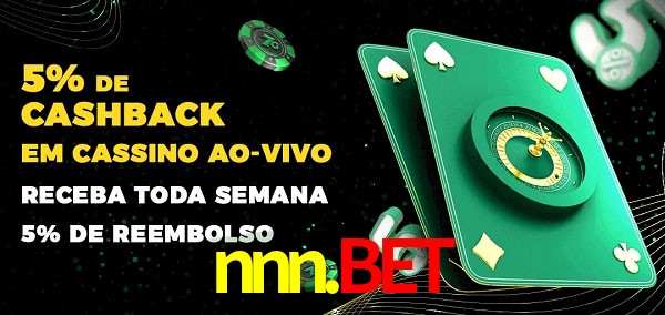 Promoções do cassino ao Vivo nnn.bet